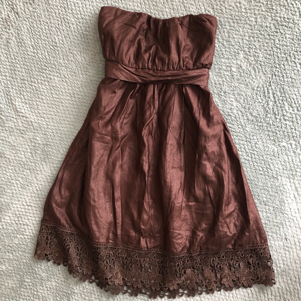 Uno Core Semi Formal Strapless Dress size Small